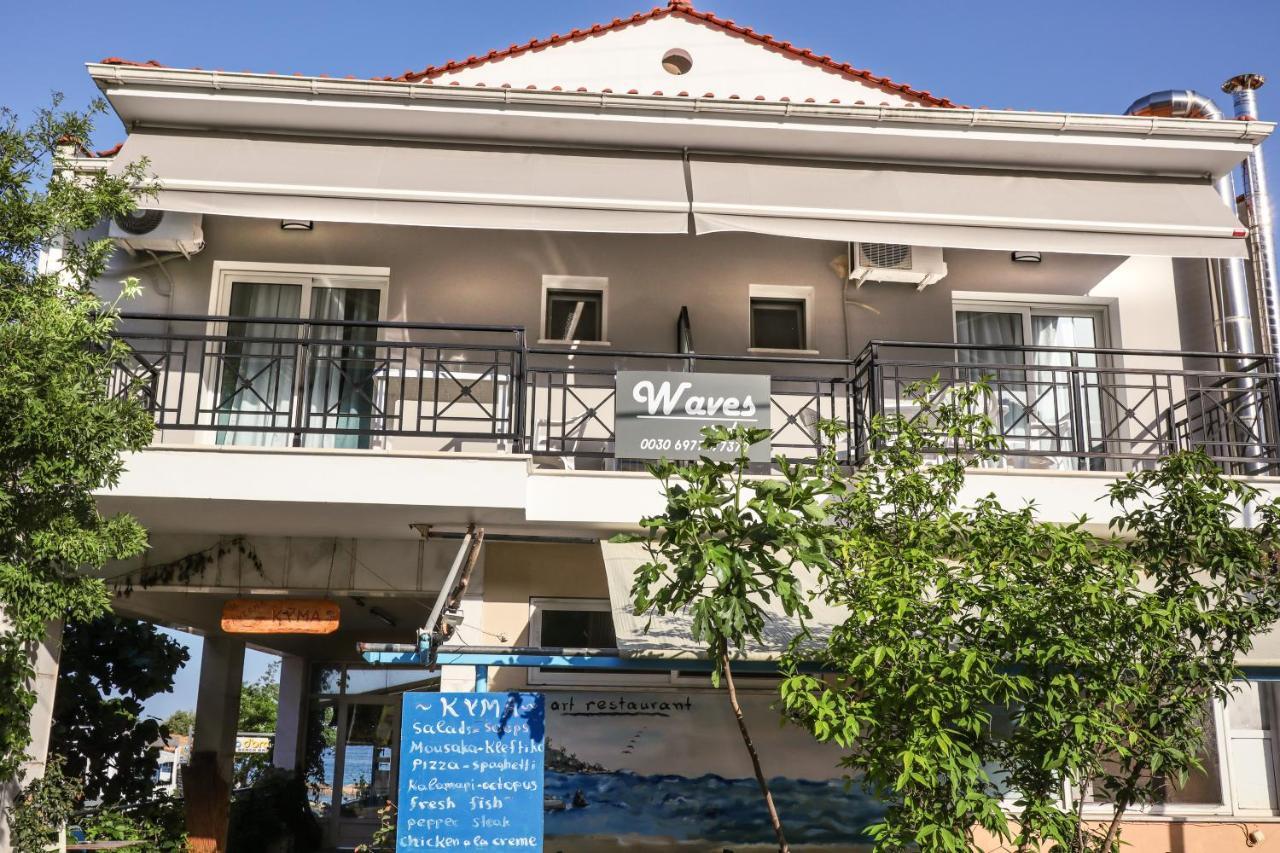 Waves Studios Chrysi Ammoudia Exterior foto