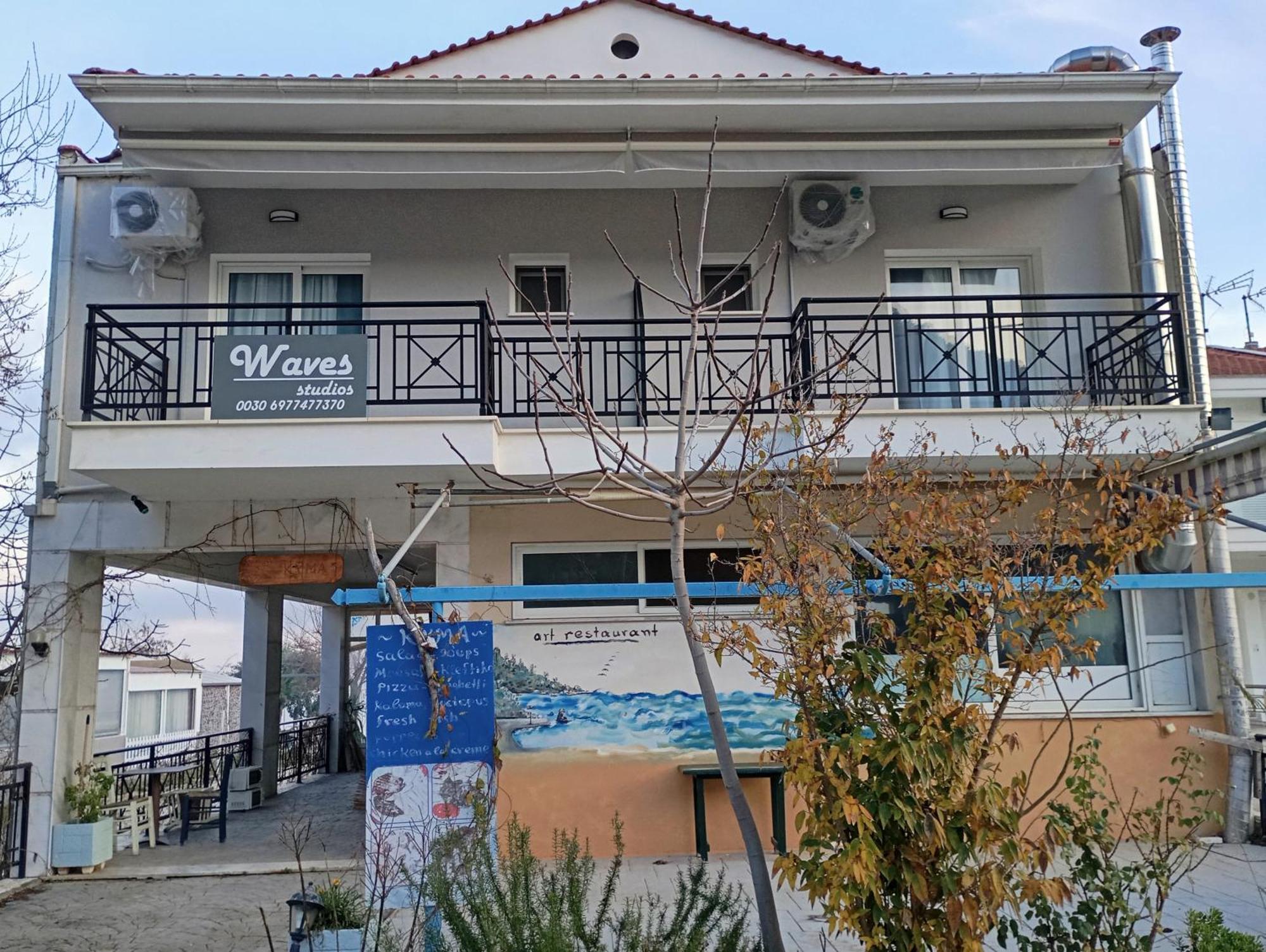 Waves Studios Chrysi Ammoudia Exterior foto